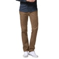 thumbnail image 2 of Pantalones a juego, corte ajustado, pierna recta, para hombre, talla 36, camel, 2 of 6