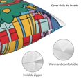thumbnail image 3 of Christmas Pillow Covers Merry Christmas Stitch Throw Pillow Cases Soft Polyester Couch Cushion Case for Chair Sofa Bedroom Living Room Home Christmas Decor, 3 of 4