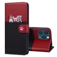 thumbnail image 4 of Allytech Wallet Case for iPhone 11 Pro with Cute Cartoon Pattern, 3 Card Slots + 1 Cash Slot + Wrist Strap, Premium PU Leather Stand Magnetic Clasp Shockproof Protective Case, Black, 4 of 8