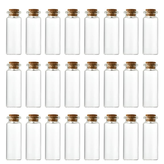ACDANC 2026 New Spell Jars,10Ml Glass Vials with Corks,Glass Sand Bottles,Mini Potion Bottles,Glass Jars with Cork,Small Glass Bottles for Crafts,Decoration,Party Favors