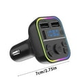 Lizheee Bluetoo 5.0 Car Charger Car Music MP3 Player Support Call And U