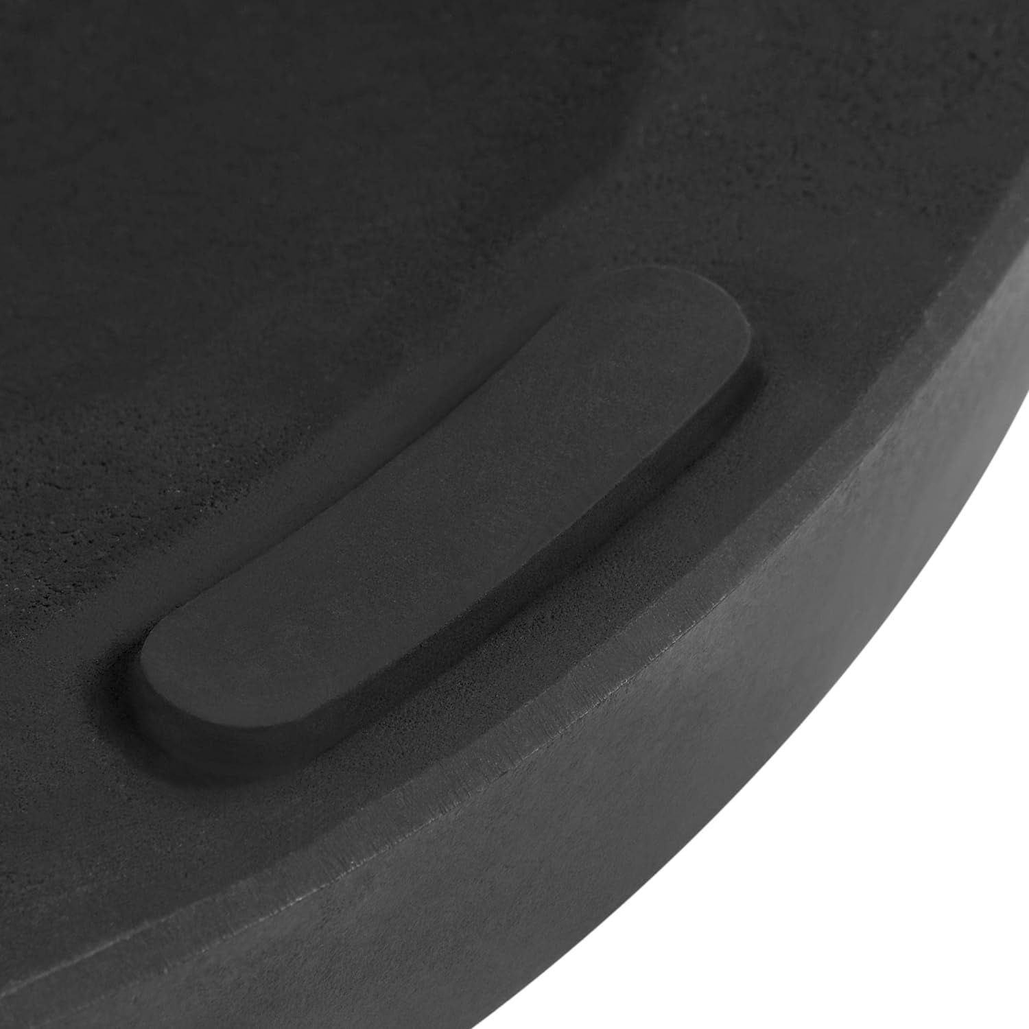 Neatifyes Round Umbrella Base 18'' Heavy Duty Outdoor Resin Umbrella Stand for Patio, Outdoor, Garden, Lawn - Black