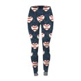 thumbnail image 2 of Gibobby Leggings Afelpados Mujer Leggings con estampado béisbol para mujer que las polainas para correr, yoga, gimnasio y entrenamiento（Azul marino， XXL), 2 of 4