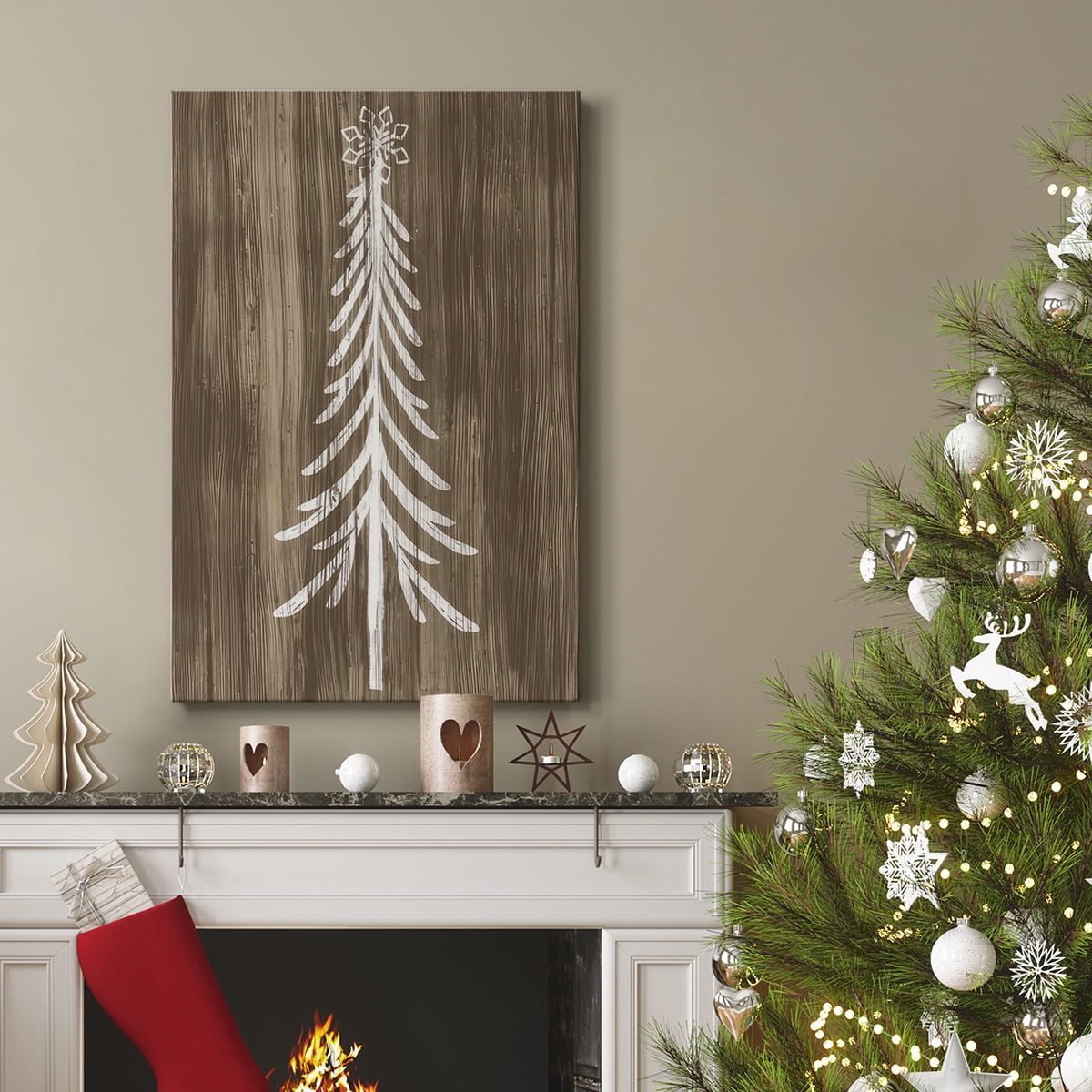 Barnwood Wonderland IX- Gallery Wrapped Canvas