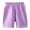 B-DBrk Purple, variant on Children Kids Girls Cotton Shorts Elastic Waist Soft Daily Home Play Shorts for Girls 0-24Monthes 2T 3T 4T 5T 6T Shorts for Girls(B-DBrk Purple,5-6 Years)