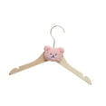 thumbnail image 3 of Percha para ropa de niños Percha para ropa de bebés Percha para ropa de bebés Percha para ropa de niños , Oso de color rosa, 3 of 8