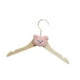 thumbnail image 3 of Juego de perchas de madera para niños, accesorios de almacenamiento de ropa para bebés, patrón de animales Oso de color rosa, 3 of 9