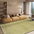 thumbnail image 4 of SAFAVIEH California Plush Solid Shag Area Rug, Green, 4' x 6' - Modern Design, Green, Non-Shedding & Easy Cleaning, Ultra Plush Thick Pile, Ideal for Living Room, Bedroom, Entryway, Bathroom, 4 of 13