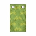 thumbnail image 1 of Bicycle Hanging Pocket Organizer, Illustration of Continuous 2 Wheel Items in Nature Tones Retro Feels, Printed Polyester Storage Bag with Pockets, 9" x 16", Lime Green and Yellow, 1 of 2
