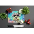 thumbnail image 3 of Schnauzer Hippie Dawg Glass Cutting Board Large 12 in x 15 in, 3 of 5