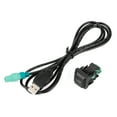 thumbnail image 1 of ANGGREK Car USB Aux,56.7in Auto Audio USB Cable Adapter CD Player System Connector Jack,Car Audio Cable, 1 of 8