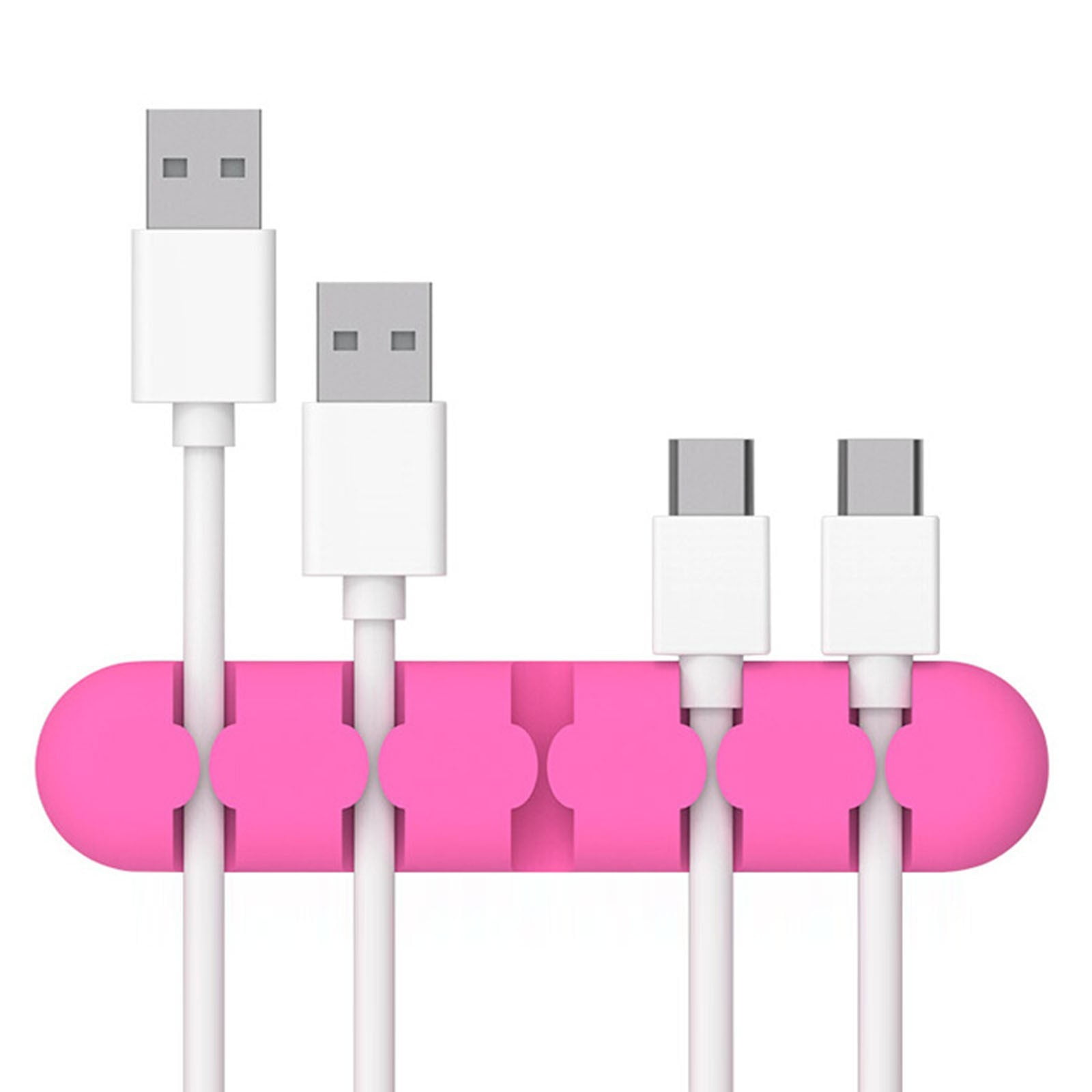 Electronic Item Clearance Deal! Kyusrd Convenient Desktop Cable Charger Data Cable Storage And Sorting Hole Office Supplies