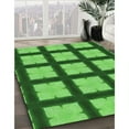 thumbnail image 3 of Ahgly Company Machine Washable Indoor Rectangle Transitional Deep Emerald Green Area Rugs, 2' x 3', 3 of 7