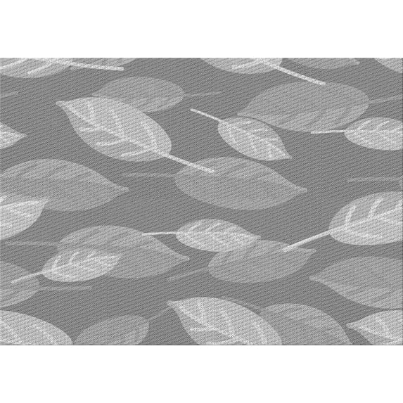 Ahgly Company Indoor Rectangle Patterned Gray Cloud Gray Area Rugs, 4' x 6'