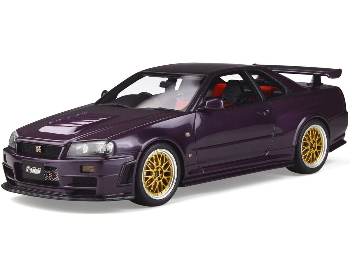 Nissan Skyline Gt R Nismo Z Tune R34 Midnight Purple Metallic With Gold Wheels Limited Edition To 2 000 Pieces 1 18 Model Car By Otto Mobile Walmart Com Walmart Com Nissan Skyline Gt R Nismo Z Tune R34 Midnight Purple Metallic With Gold Wheels Limited Edition To 2 000 Pieces 1 18 Model Car By Otto Mobile Walmart Com Walmart Com