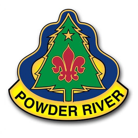 3.8 Inch Army 91st Training Division Unit Crest Vinyl Transfer Decal