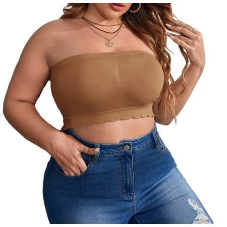 

Strapless A Piece Brown Plus Size Bras & Bralettes (Women s)