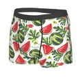 thumbnail image 2 of Balery Watermelons Men's Boxer Briefs, Soft and Breathable Cotton Underwear with nylon Waistband-Large, 2 of 9