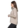 thumbnail image 4 of RBX Active Women's Jacquard Textured Lightweight Mock Cowl Neck Pullover, 4 of 8