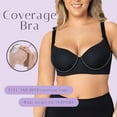 thumbnail image 4 of LeSensuel Back Smoothing Bras for Women Underwire Full Coverage T-Shirt Bra, 4 of 8