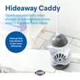 thumbnail image 2 of Clorox Toilet Plunger with Hideaway Storage Caddy, Set of 2, 2 of 5