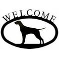 thumbnail image 2 of Village Wrought Iron WEL-243-S Welcome Sign-Plaque - Pointer - Dog, 2 of 2