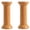 wood color, variant on 2pcs Wooden Empty Spools for Wire, Bobbins Wood Sewing Embroidery Thread Spool Bobbins for Wire Weaving Arts DIY Wood Projects