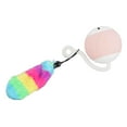 thumbnail image 1 of Cat Toys Automatic Moving Ball Bundle Classic Feather Kitten Toys DIY N In 1 Pets Smart Electric Teaser USB Rechargeable Led Light Stimulate Hunting Instinct For Your Kitty, 1 of 8