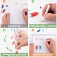 thumbnail image 4 of HUGFEGWE 50 Pcs Colorful Magnetic Dry Erase Markers with Eraser Cap, White Board Mini Dry erase Markers Bulk, Fine Point Tip Student White Board Markers for Teachers Office School AZ824-2502, 4 of 7