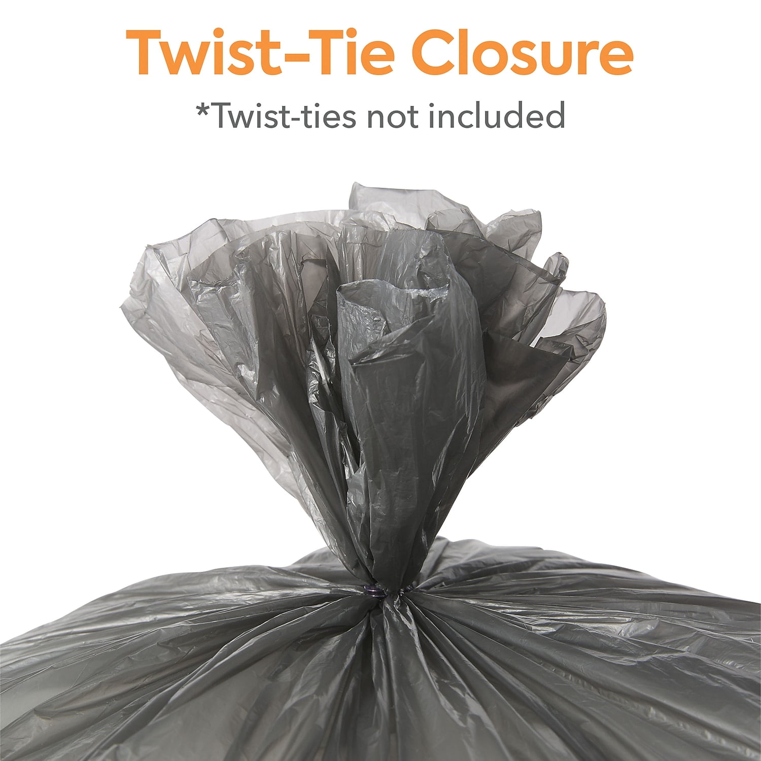 Staples Coastwide Professional 12-16 Gallon Trash Bag 24" x 33" High Density 8 mic Black 1000