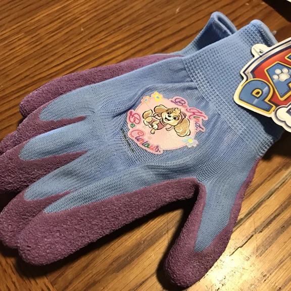 PURELY- Paw Patrol Be Kind Be Curious Toddler Gardening Gloves 3