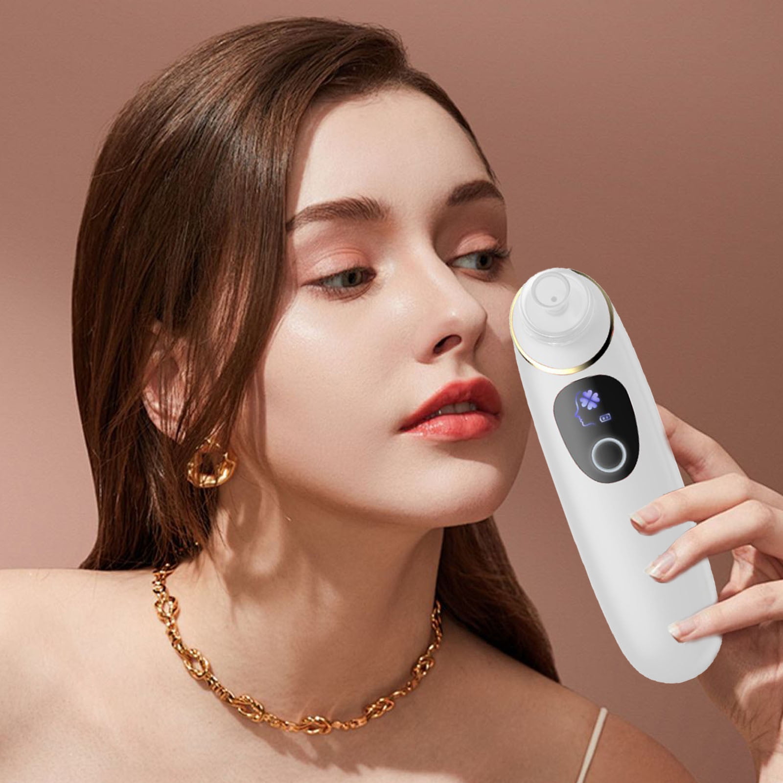 Beauty Instrument Pore Vacuum with Camera USB Rechargeable Blackhead Remover Vacuum 3 Adjustable Modes Face Vacuum Pore Cleanser for Women