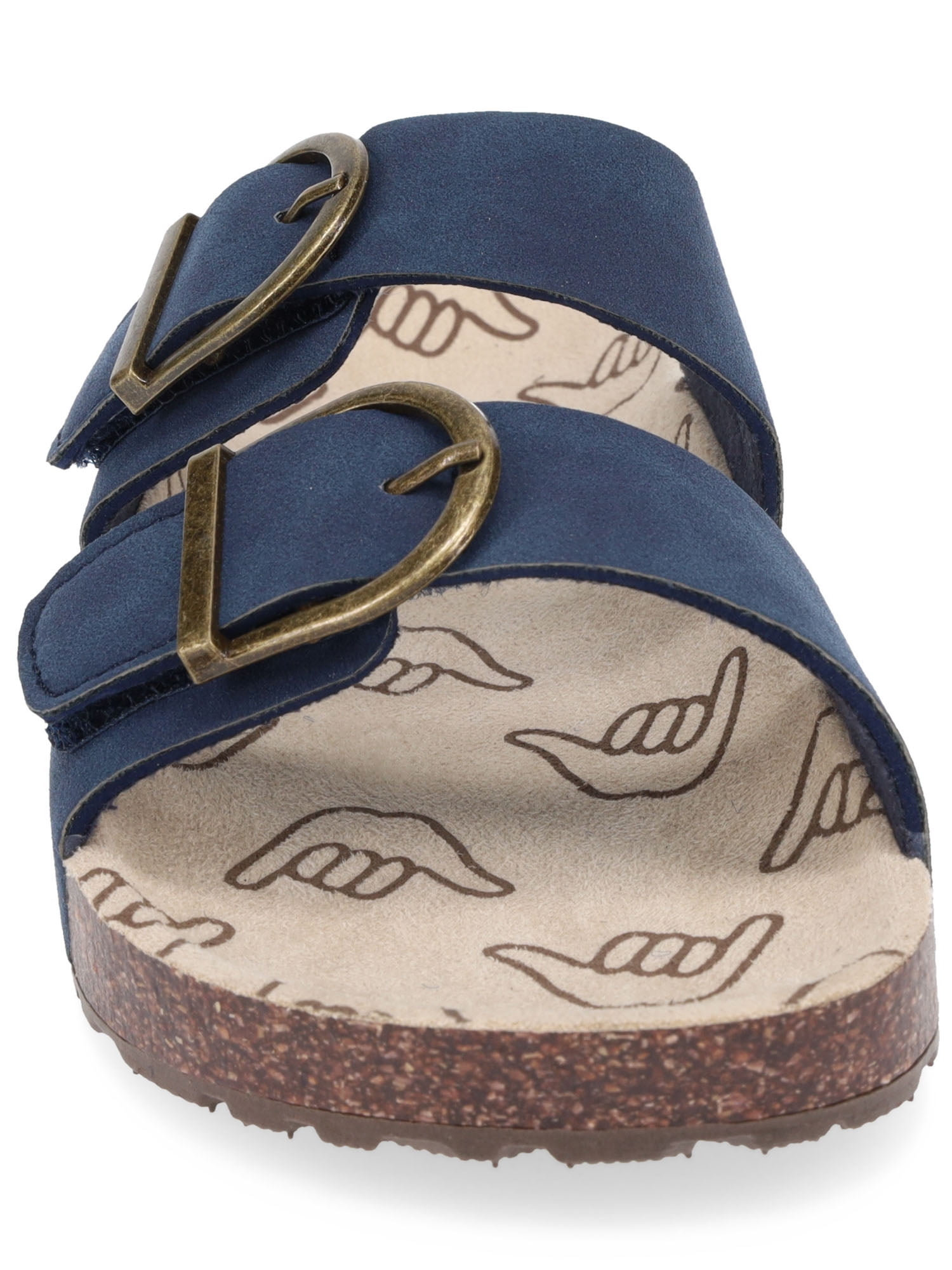 Wonder Nation Little & Big Boys Two Buckle Sandals