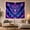 Butterfly Light, variant on Mountain Lake Night with Detailed Realistic Wolves Standing, Mystical Fantasy for Space Lovers, Galaxy Room Decor, Housewarming Gift, Tapestry Wall Hanging for Bedroom and Dorm