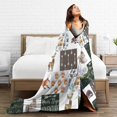 thumbnail image 5 of Forest Animal Blanket Gifts For Kids Adults - Lightweight Throw Blanket For Bedroom Living Room Decor Soft Fuzzy Fleece Cozy Plush Bed Couch 60"X50", 5 of 7