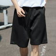thumbnail image 7 of Mens Workout Shorts Star Shorts Summer Loose Beach Pants Casual Holiday Bermuda Pants Black L, 7 of 7