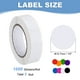thumbnail image 2 of Etiquetas de puntos de colores Uxcell, etiquetas de codificación de color, etiquetas circulares en blanco, adhesivas, etiquetas de precio redondas blancas de 1/2", 2 of 7