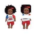 thumbnail image 4 of XWSHYW Juguetes para Niños Muñecas Negras de 12 Pulgadas con Ropa A, Bebé Africano Realista Lavable Niños Niñas, 4 of 5