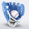 thumbnail image 3 of Outdoor Sports Left Hand Training Practice Softball Baseball Gloves Pitcher Hand Players Pocket Glove 11.5Inch, 3 of 5