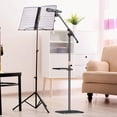 thumbnail image 1 of BELOVING Support de Micro Vertical Support de Micro de Sol pour Performances Extérieures Discours Chant Barre Horizontale, 1 of 10
