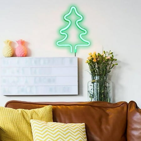 

Clearance Sale New Fun LED Neon Lights Christmas Tree Night Light