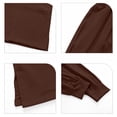 thumbnail image 5 of Scrubs for Women Set V-Neck Top Jogger Pants Pockets Medical Uniform | Plus Size Stretch Workwear Pockets Nurse Uniform Brown,M, 5 of 7