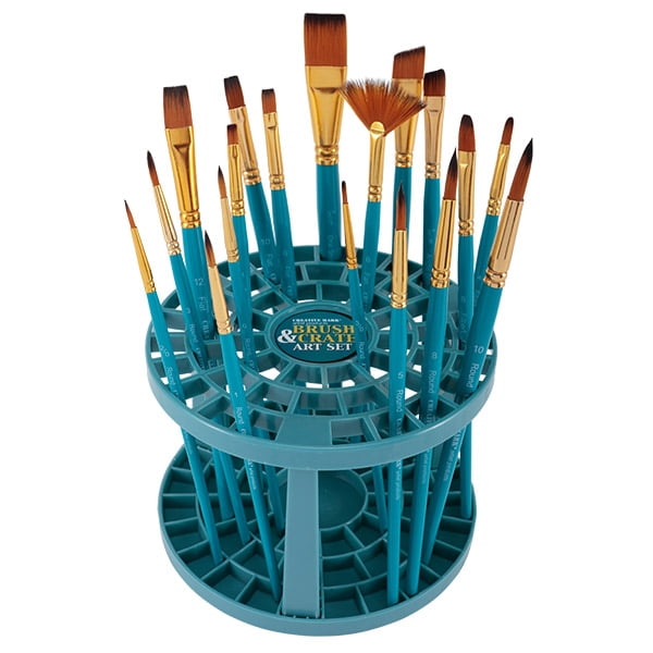 Art Paintbrush Set 18pc Professional Artist Short Handle Paint