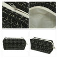 thumbnail image 3 of Unique Bargains 1Pc Durable Portable Travel Elegant Cosmetic Bag for Women Black, 3 of 4