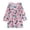Pink, variant on JUMEYU Little Girls Cotton Long Sleeve Cartoon Appliques Summer Casual Dress 7T 8T (Purple,7-8 Years)