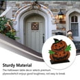 thumbnail image 3 of Toystoory Decoración de de madera, cartel decorativo de calabaza de Halloween, suministros para el hogar con soporte para jardín, recuerdo de Kits de decoración para fiestas Tipo 20, 3 of 6