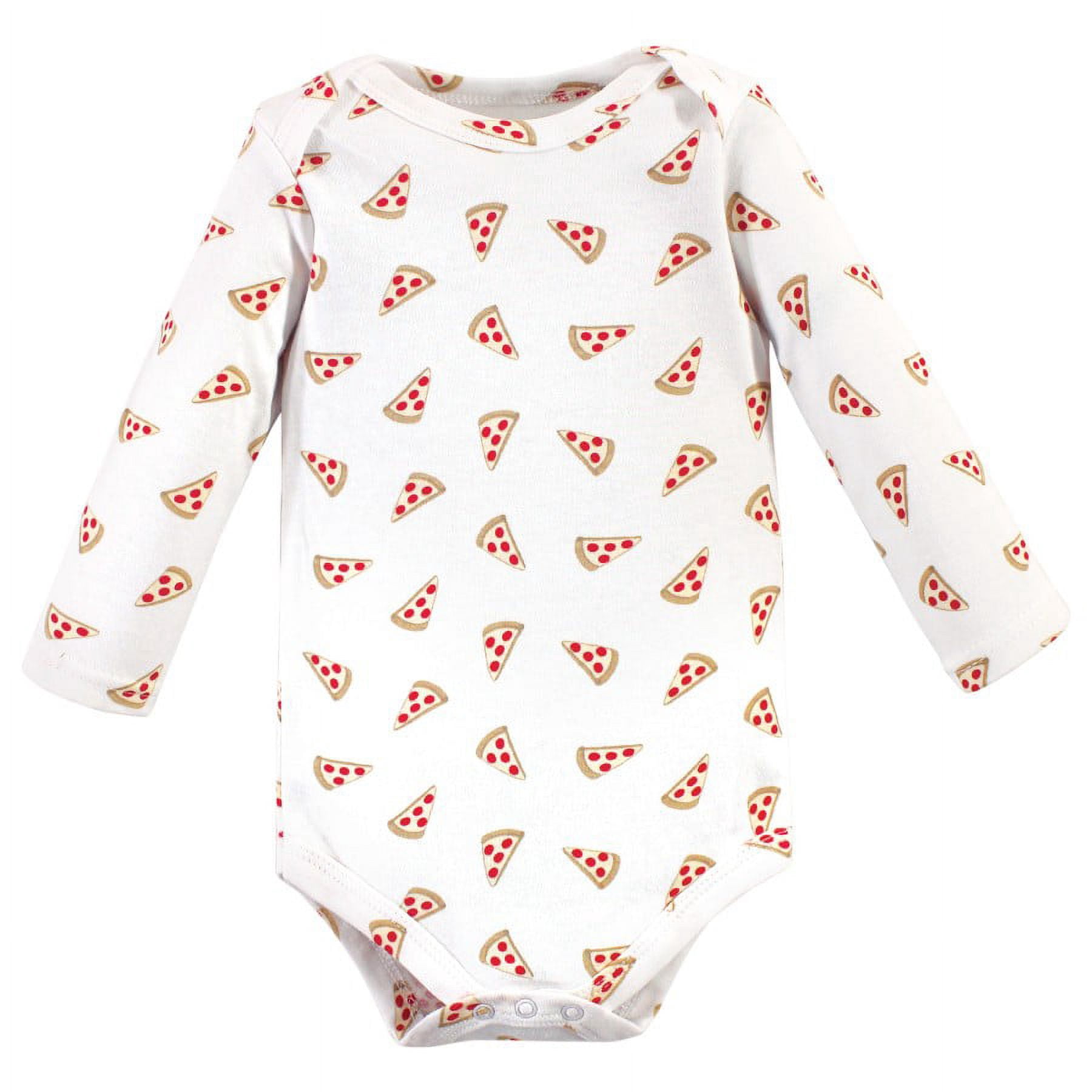 Hudson Baby Cotton Long-Sleeve Bodysuits, 3- Pack, Newborn- 24 Months