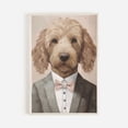 thumbnail image 5 of Goldendoodle Wall Art, Vintage Dog Print, Dog Wearing Suit & Clothes, Funny Dog Portrait, Goldendoodle Lover Gift, Printable Dog Art, 5 of 5