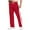 Red, variant on DDAPJ pyju Men's Baggy Sweapants Side Striped Drawstring Wide Leg Lounge Track Pants Workout Trousers with Pockets Brown M