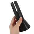 thumbnail image 4 of HAMPPLIES 2Pcs Adjustable Toilet Partition Foot Black Plastic Support for Restroom Partition Hardware, 4 of 8